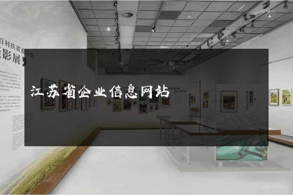江苏省企业信息网站