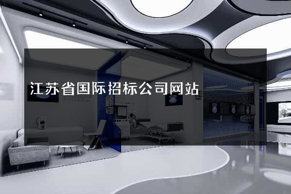 江苏省国际招标公司网站