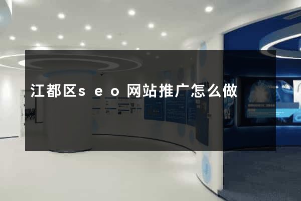 江都区seo网站推广怎么做