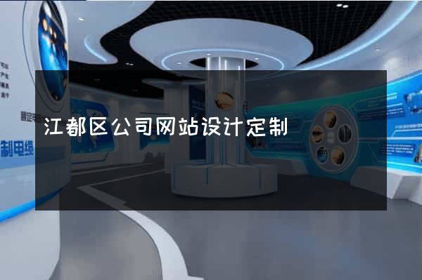 江都区公司网站设计定制