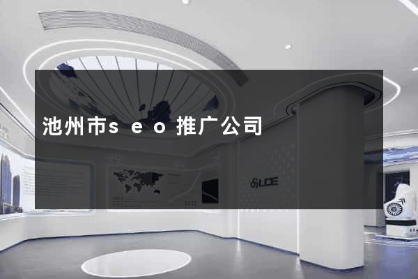 池州市seo推广公司