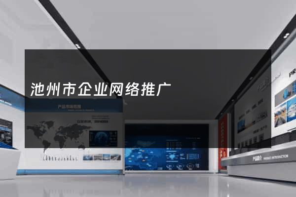 池州市企业网络推广