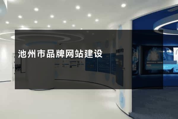 池州市品牌网站建设