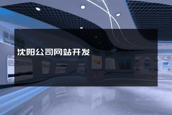 沈阳公司网站开发