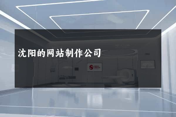 沈阳的网站制作公司