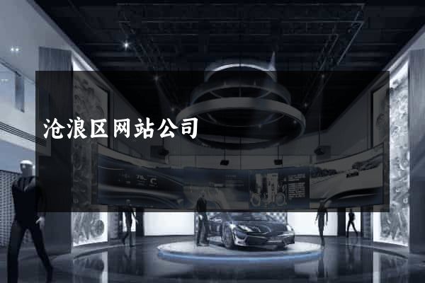 沧浪区网站公司