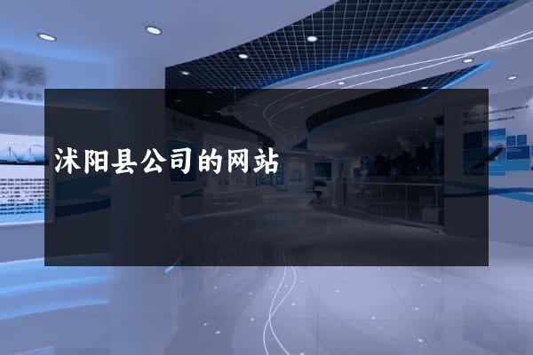 沭阳县公司的网站