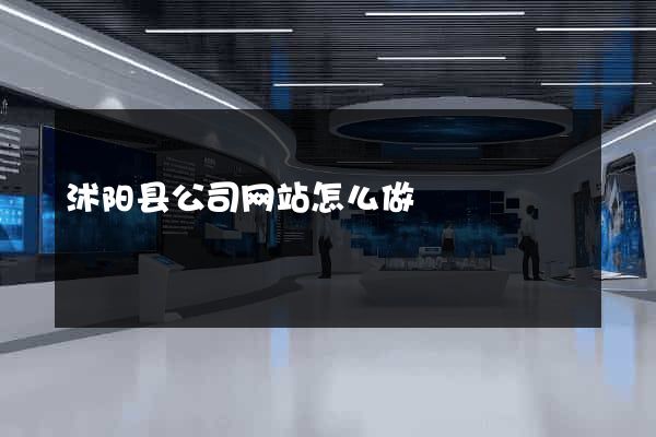 沭阳县公司网站怎么做