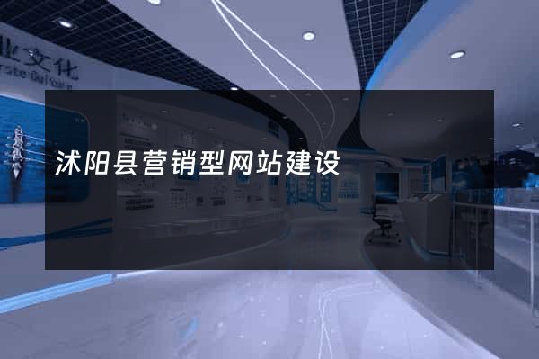 沭阳县营销型网站建设