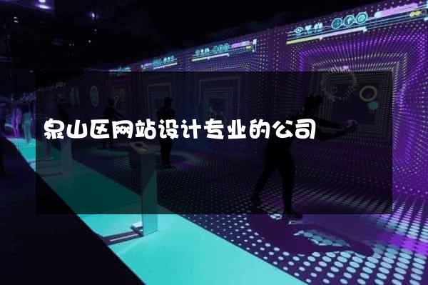 泉山区网站设计专业的公司