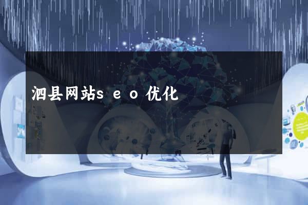 泗县网站seo优化