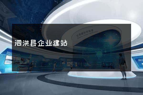 泗洪县企业建站