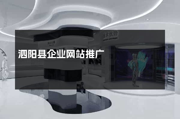 泗阳县企业网站推广