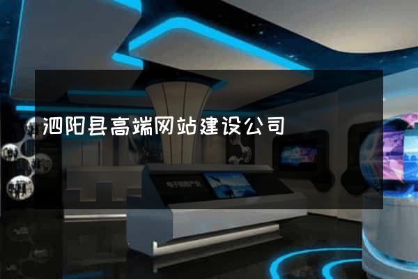 泗阳县高端网站建设公司