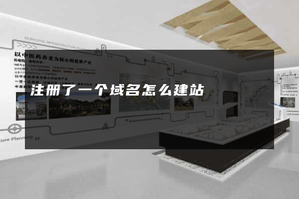 注册了一个域名怎么建站