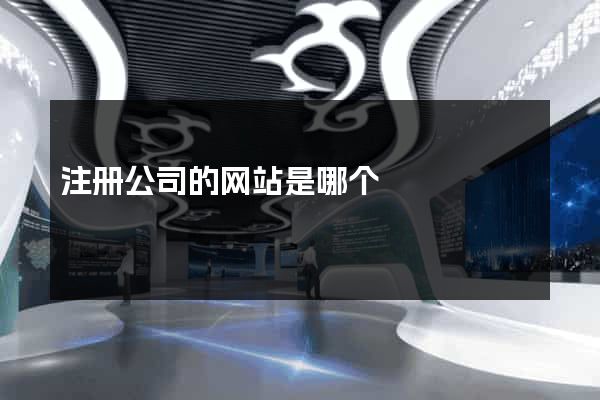 注册公司的网站是哪个