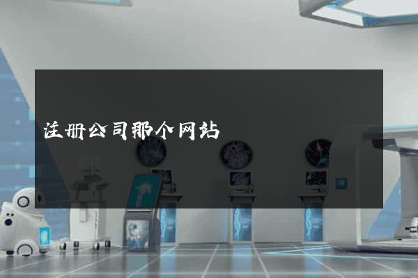注册公司那个网站