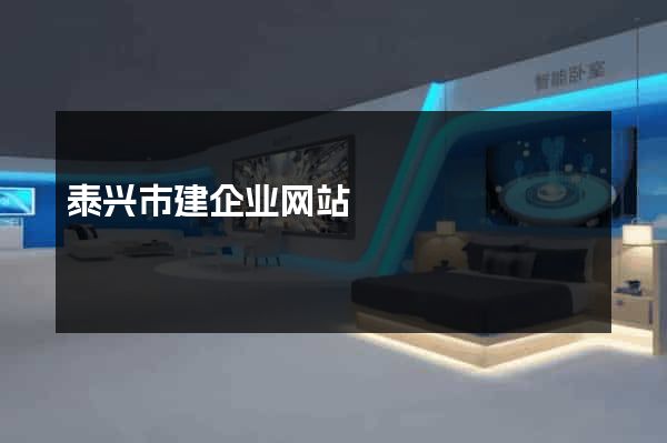 泰兴市建企业网站