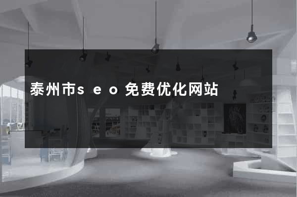 泰州市seo免费优化网站