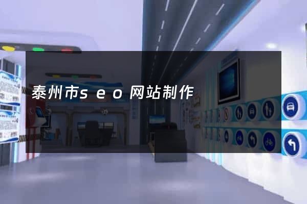 泰州市seo网站制作