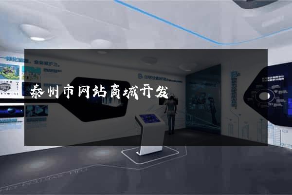 泰州市网站商城开发