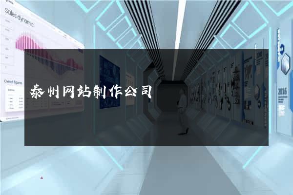 泰州网站制作公司