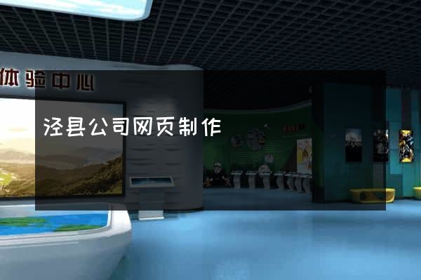 泾县公司网页制作