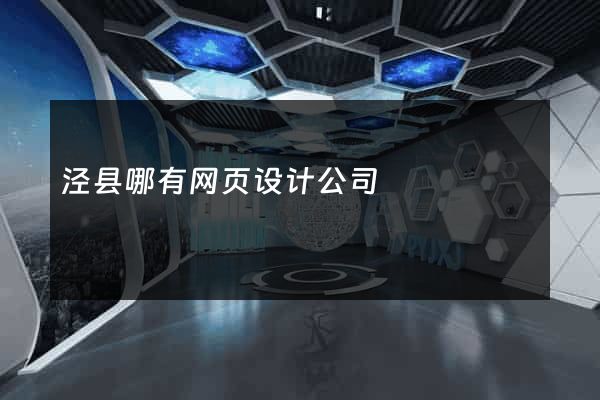 泾县哪有网页设计公司