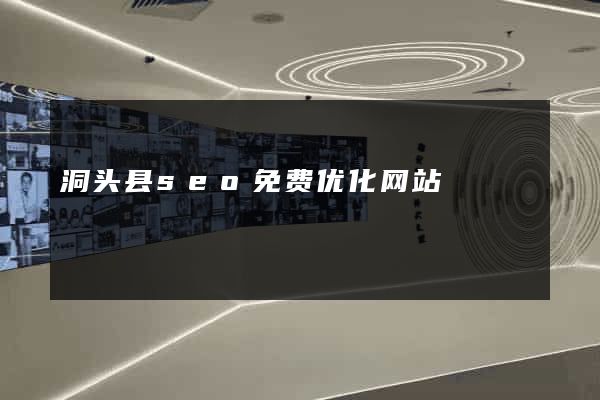 洞头县seo免费优化网站