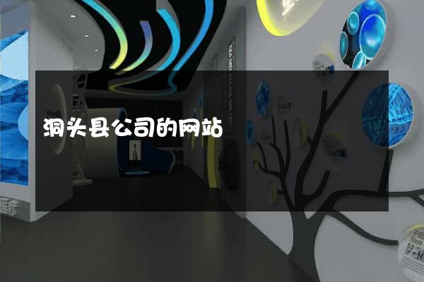 洞头县公司的网站
