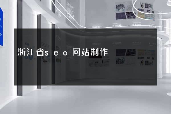 浙江省seo网站制作