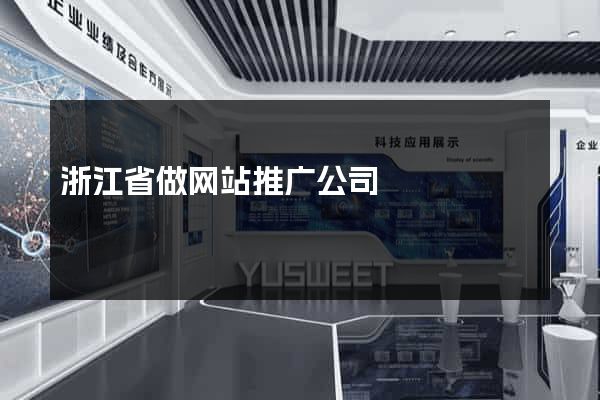 浙江省做网站推广公司