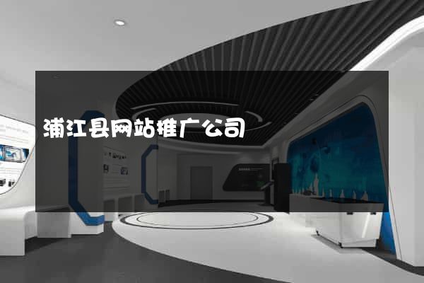 浦江县网站推广公司