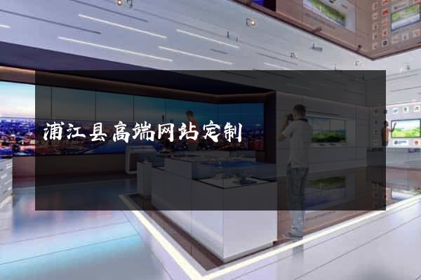 浦江县高端网站定制