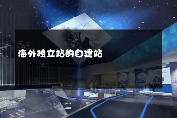海外独立站的自建站