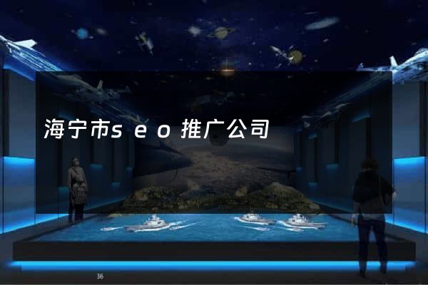 海宁市seo推广公司