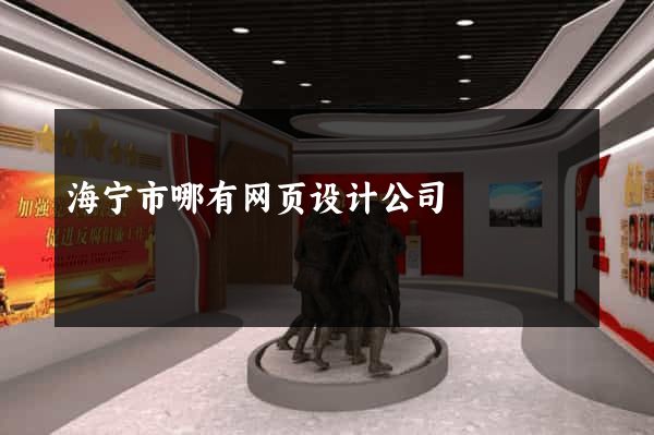 海宁市哪有网页设计公司