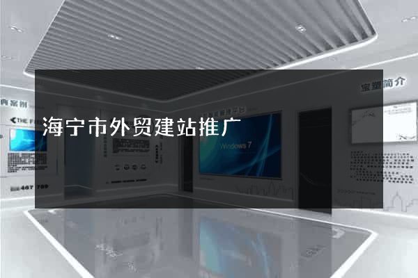 海宁市外贸建站推广