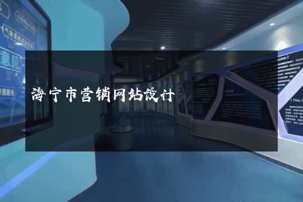 海宁市营销网站设计