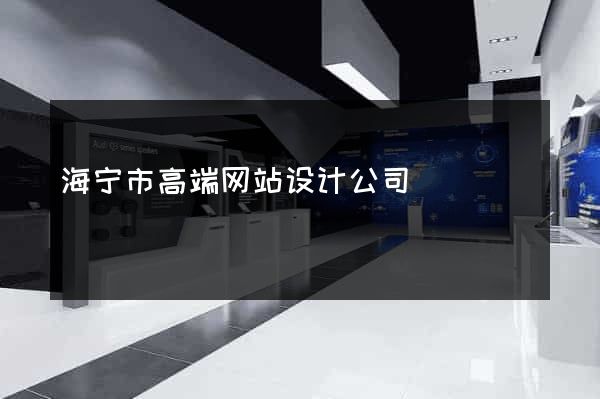 海宁市高端网站设计公司