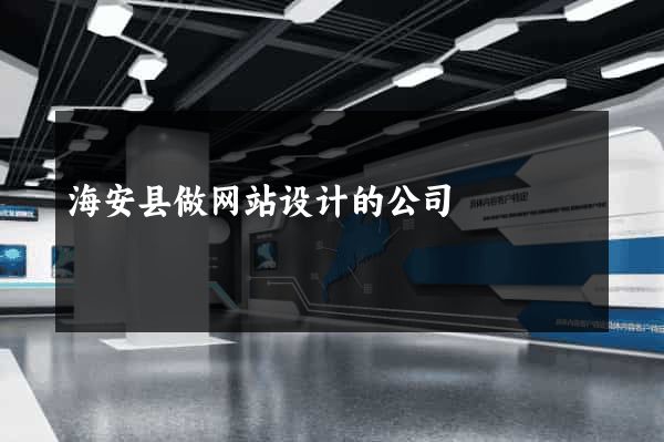 海安县做网站设计的公司