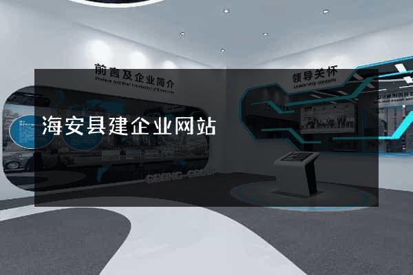 海安县建企业网站