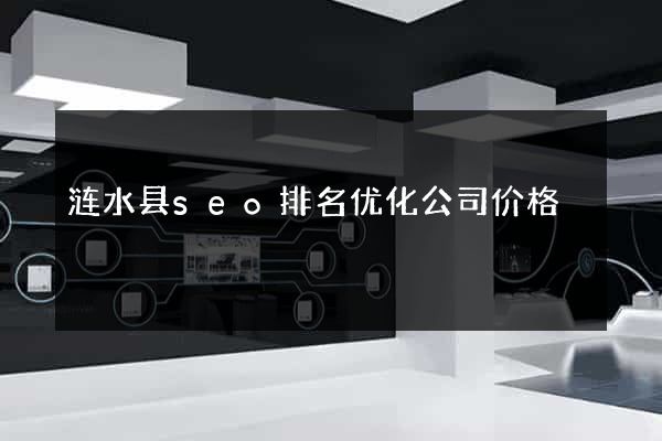 涟水县seo排名优化公司价格