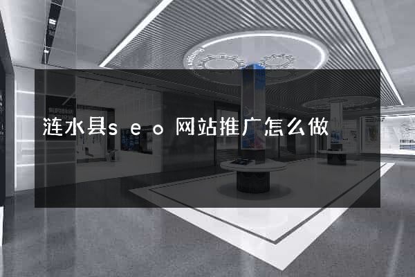 涟水县seo网站推广怎么做