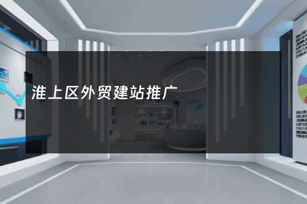 淮上区外贸建站推广