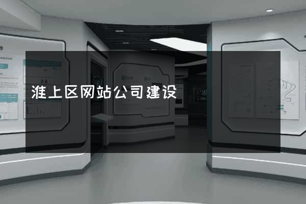 淮上区网站公司建设