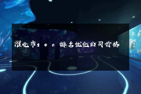 淮北市seo排名优化公司价格