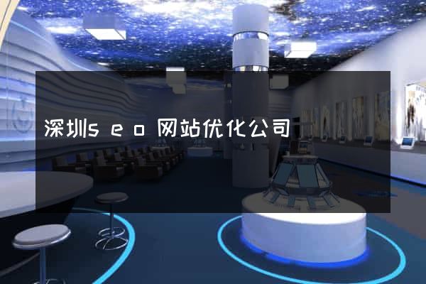 深圳seo网站优化公司