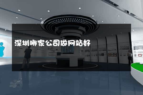 深圳哪家公司做网站好