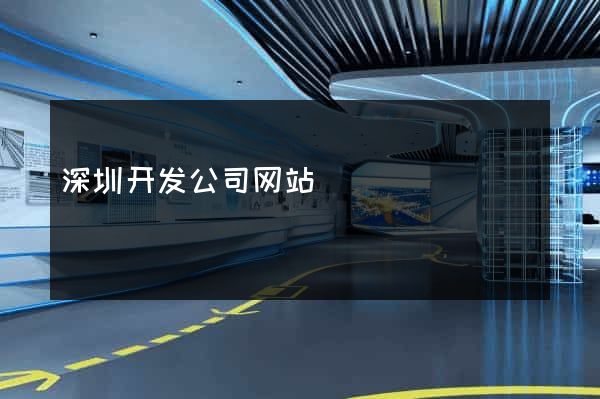深圳开发公司网站